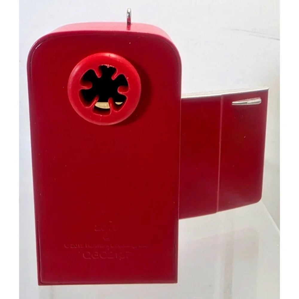 Hallmark Grandma's Fridge Keepsake RED Ornament 2019 Retro (3''X3'')
